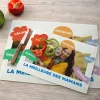 Planche à découper en verre personnalisée - Eclats de Couleurs