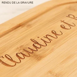 Planche à découper ovale personnalisée - Recette du Bonheur
