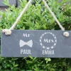 Plaque de porte personnalisée - Mr & Mrs