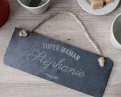 Plaque de porte personnalisée - Vintage Maman