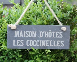 Plaque de porte personnalisée - Message