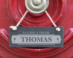 Plaque de porte personnalisée - La Cave à Vin de...