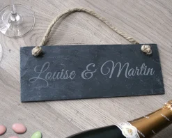 Plaque de porte personnalisée - Prénoms