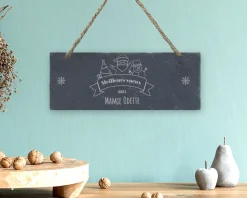 Plaque de porte personnalisée - Joyeux Noël