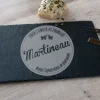 Plateau à Fromage en Ardoise Gravé