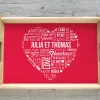 Plateau mots d'Amour