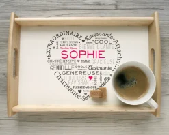 Plateau petits mots pour Maman