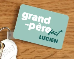 Porte clé personnalisé - Grand Père-fect