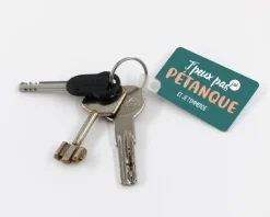 Porte clés à personnaliser - J'peux pas j'ai pétanque
