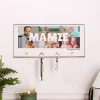 Porte clés mural personnalisé - Multi photos famille
