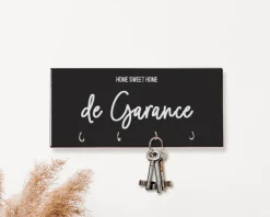 Porte clés mural personnalisé - Message