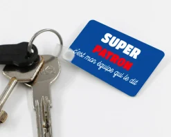 Porte-clé personnalisé - Super Patron
