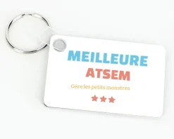 Porte-clés personnalisable - Meilleur / Meilleure