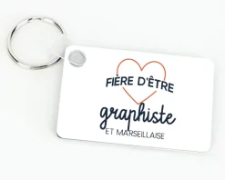 Porte-clés personnalisable - Fier d'être