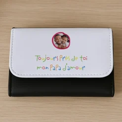 Portefeuille personnalisé - Mots d'enfants