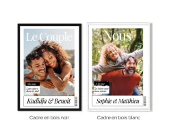 Poster photo personnalisé - Fausse Une de Magazine Couple