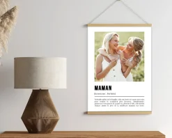 Poster photo personnalisé - Définition Maman