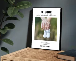 Poster photo personnalisé - Le Jour Où ...