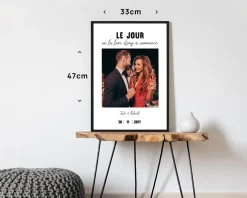 Poster photo personnalisé - Le Jour Où ...