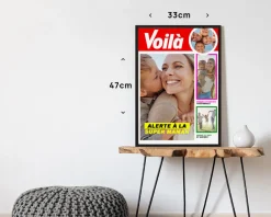 Poster photo personnalisé - Fausse Une de Magazine People