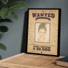 Poster photo personnalisé - Wanted