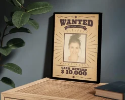 Poster photo personnalisé - Wanted