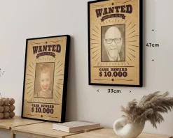 Poster photo personnalisé - Wanted