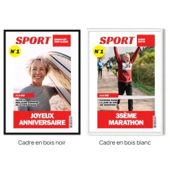 Poster photo personnalisé - Fausse Une de Journal Sport