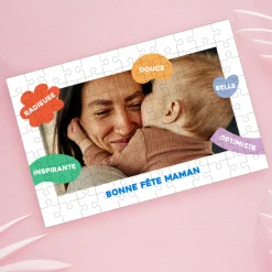Puzzle personnalisé - Eclats de Couleurs