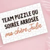 Puzzle personnalisé message - 96 pièces