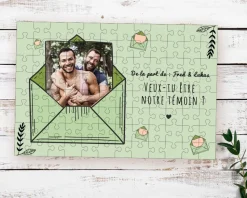 Puzzle personnalisé photo et texte - Veux-tu être ... ? - 96 pièces