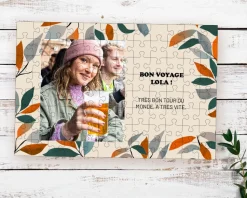 Puzzle personnalisé photo et texte - 96 pièces