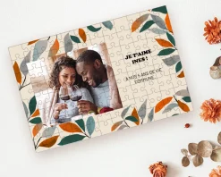 Puzzle personnalisé photo et texte - 96 pièces