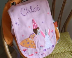 Sac à dos brodé Fée licorne