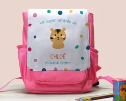 Sac à dos enfant personnalisable - Collection Animaux