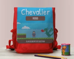 Sac à dos enfant personnalisable - Jeux Vidéo Rétro - Version Garçon