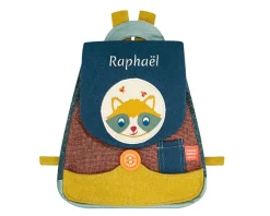 Sac à dos pour enfant personnalisé - Raton Laveur