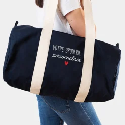 Sac de voyage brodé