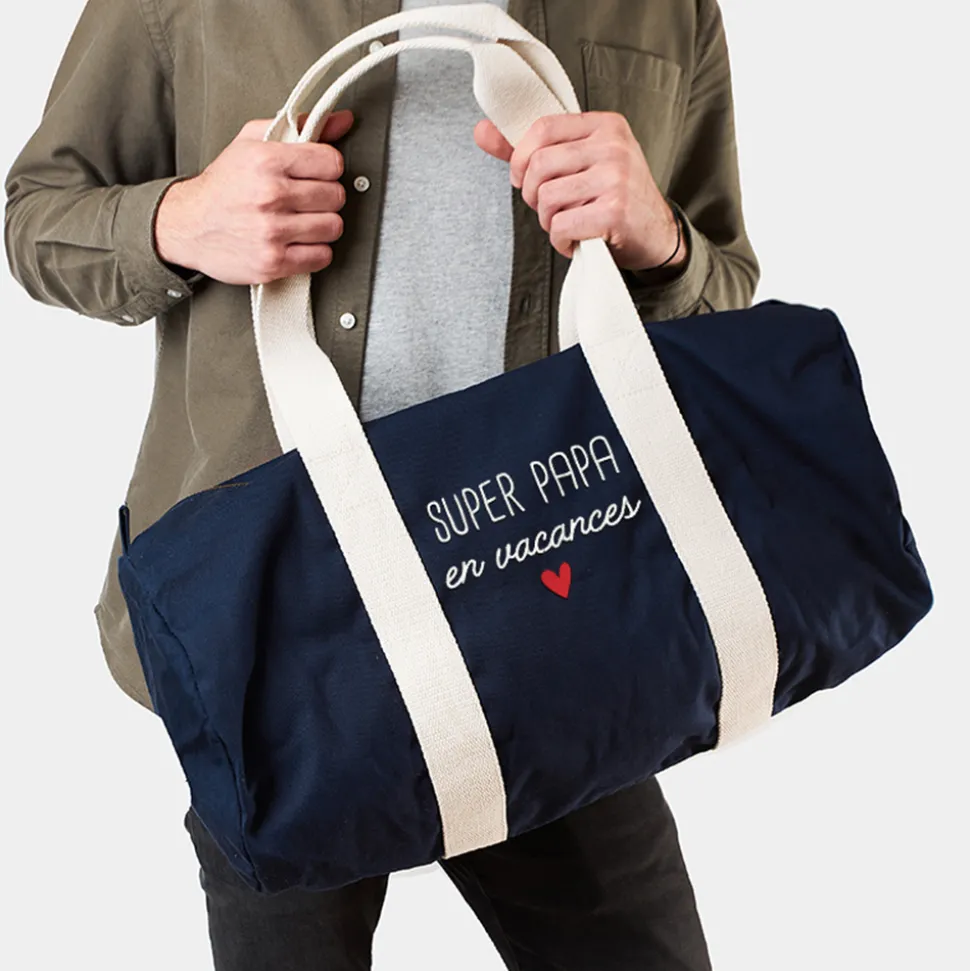 Sac de voyage brodé