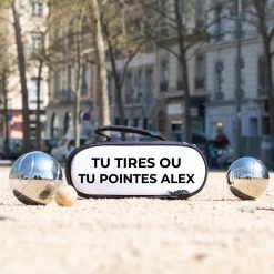 Sacoche de pétanque personnalisée - Message humour