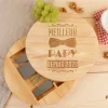 Set à fromage personnalisé en bois - Meilleur Grand-Père