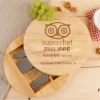 Set à fromage personnalisé en bois - Super Chef