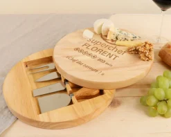 Set à fromage personnalisé en bois - Super Chef