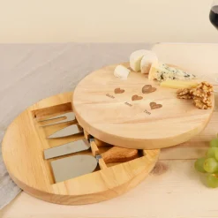 Set à fromage personnalisé - Papa et ses petits coeurs