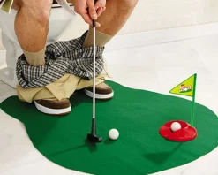 Set de mini-golf pour les toilettes