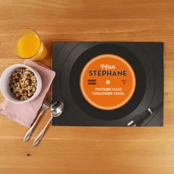 Set de table personnalisé - Retro Vinyle