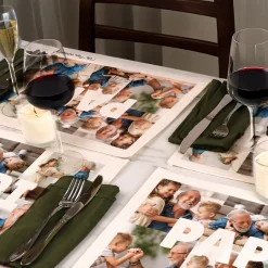Set de table personnalisé - Multi photos famille