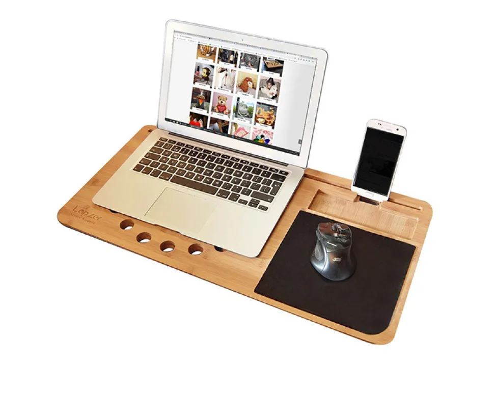 Support ordinateur portable en bois