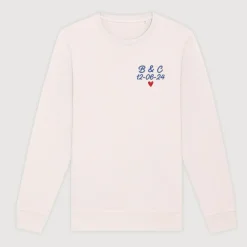 Sweat personnalisé brodé - Message