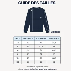 Sweat personnalisé brodé - Message